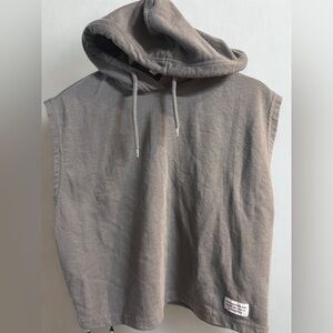 H&M Gray‎ Sleeveless Hoodie